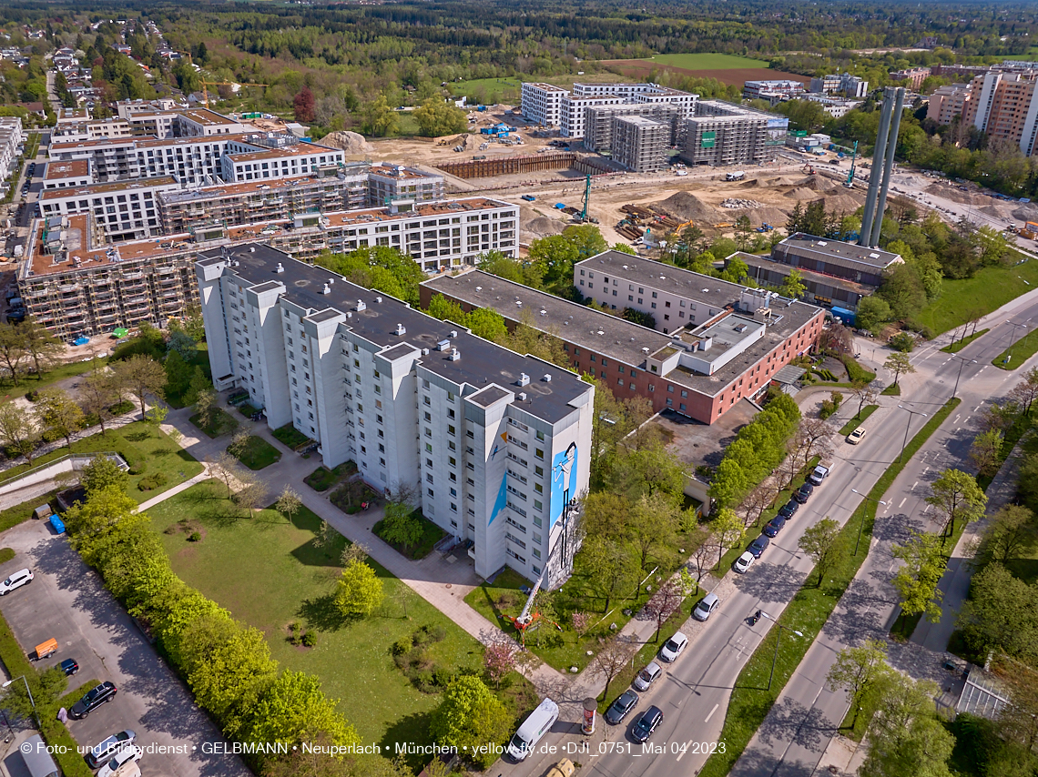 04.05.2023 - Graffiti am Karl-Marx-Ring 75 in Neuperlach